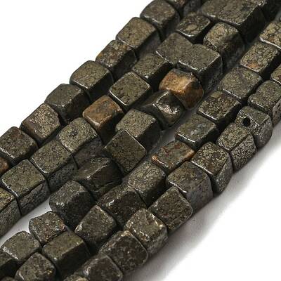 Natural Pyrite Beads Strands