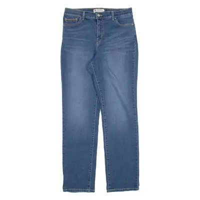 LEVI'S 512 Womens Jeans Blue Slim Straight W32 L32