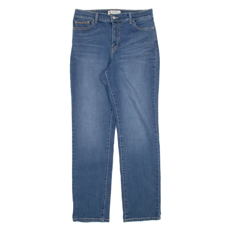 LEVI'S 512 Womens Jeans Blue Slim Straight W32 L32