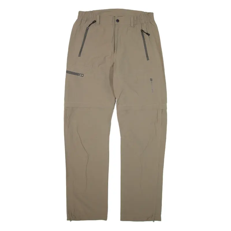 TREVOLUTION Zip-off Trousers Beige Regular Straight Mens W29 L30