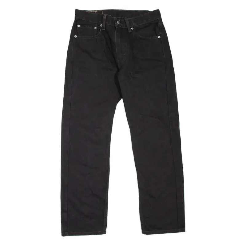LEVI'S 505 Jeans Mens Black Regular Straight W31 L30