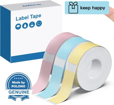 Genuine P31S and P21 Printer Label Maker Tape, Adapted Label Print Paper, 14x40mm(0.59\