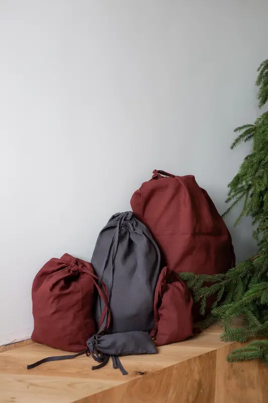 Linen bag | Color: Rosy Brown | Size: 24x30