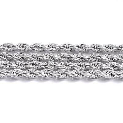 Tarnish Resistant 304 Stainless Steel Rope Chains
