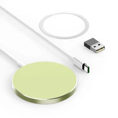 Magnetic Wireless Charger,THREEKEY Wireless Charging Pad with 4FT Charging Cable Compatible with MagSafe Charger for iPhone 1...