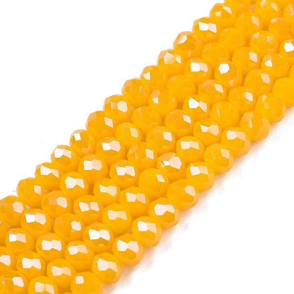 Electroplate Glass Beads Strands