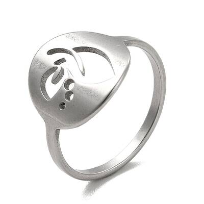 Non-Tarnish 201 Stainless Steel Finger Rings