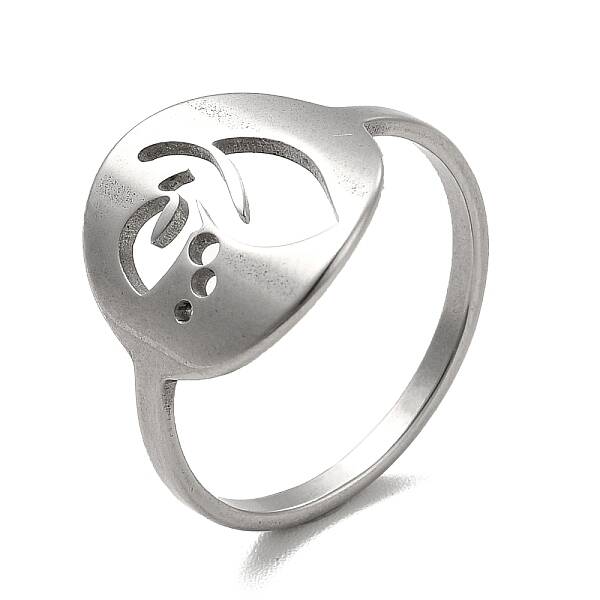 Non-Tarnish 201 Stainless Steel Finger Rings