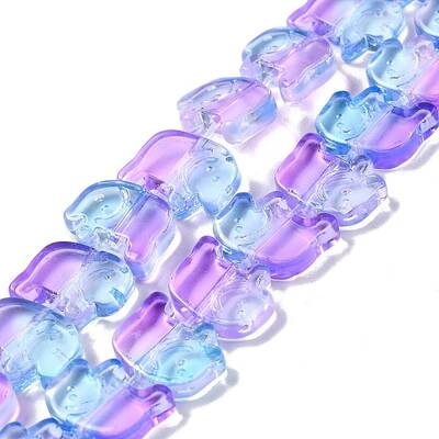 Transparent Glass Beads Strands