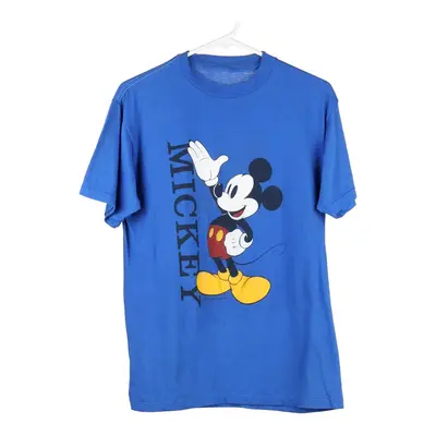 Mickey Mouse Unbranded Cartoon T-Shirt - Large Blue Cotton