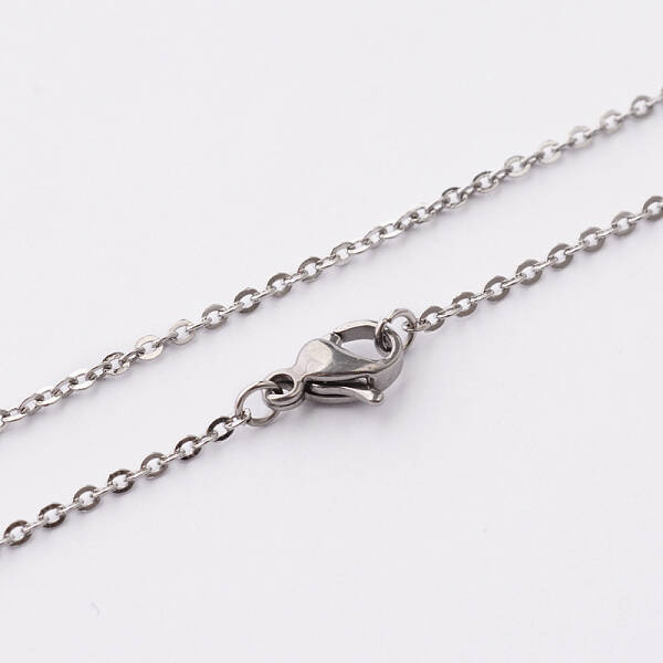 Tarnish Resistant 304 Stainless Steel Cable Chain Necklaces