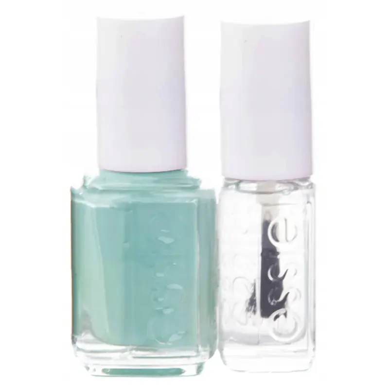 Set Essie: Vegan Polish Glossy Glossy Nail Polish 99 Mint Candy Apple 13.5 ml + Nail Care - Nail Strengthener Good To Go Top ...