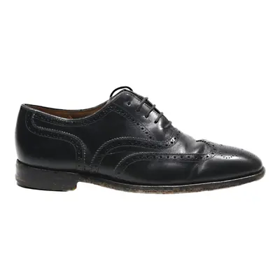 LOAKE Brogue Shoes Black Leather Mens UK 6
