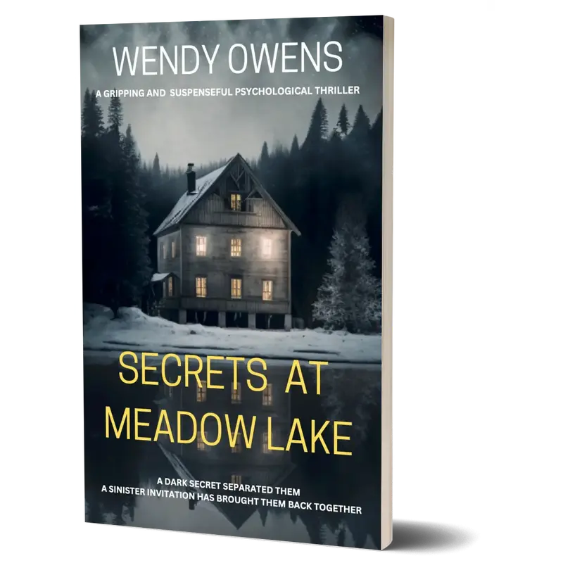 Wendy Owens Secrets At Meadow Lake Signed Paperback - A Psychological Thriller with Intriguing Themes
