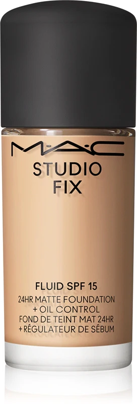 MAC Cosmetics Mini Studio Fix Fluid SPF 15 24HR Matte Mattifying Foundation SPF 15 Color NW20 15 ml
