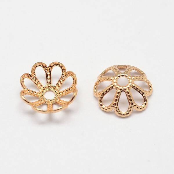 Flower Grade AAA Brass Fancy Bead Caps