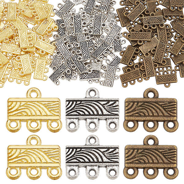 150Pcs 3 Colors Alloy Chandelier Component Links