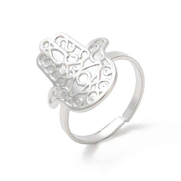 Non-Tarnish 304 Stainless Steel Cuff Finger Rings