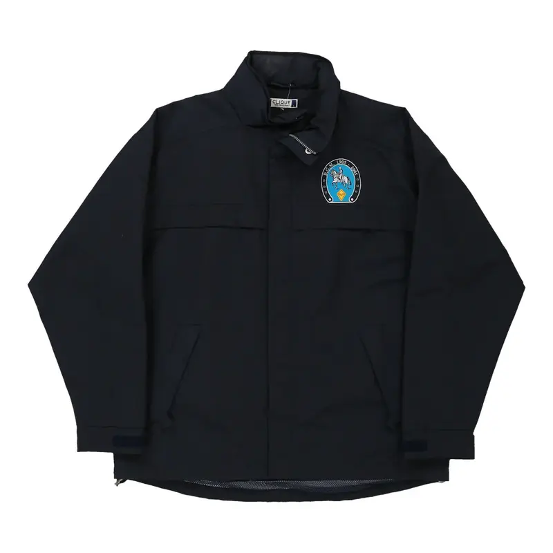 Clique Jacket - Large Navy Polyester Blend