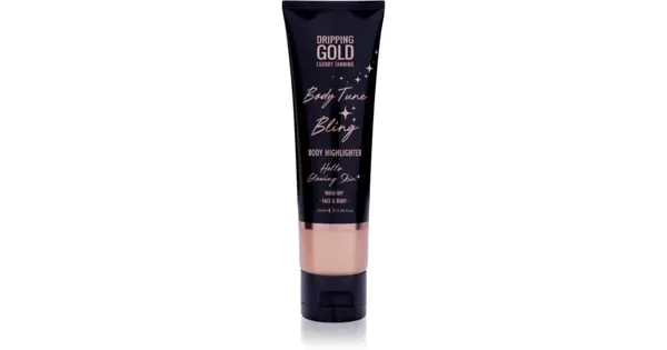Dripping Gold Luxury Tune Body Tune Bling Illuminating Cream For Body And Face 100 Ml