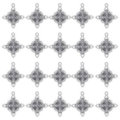 50Pcs Tibetan Style Alloy Pendants