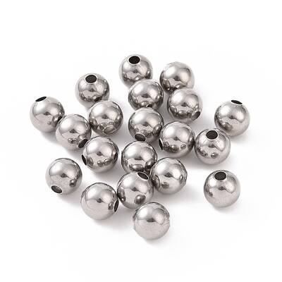 Non-Tarnish 304 Stainless Steel Round Beads