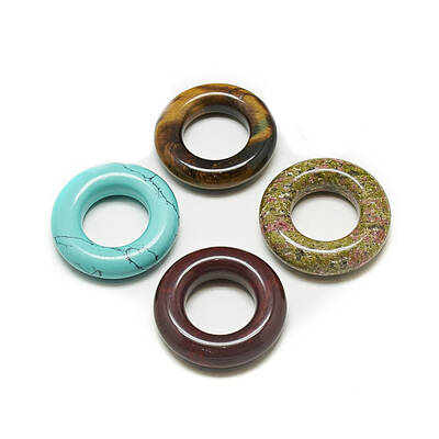 Natural & Synthetic Mixed Stone Pendants