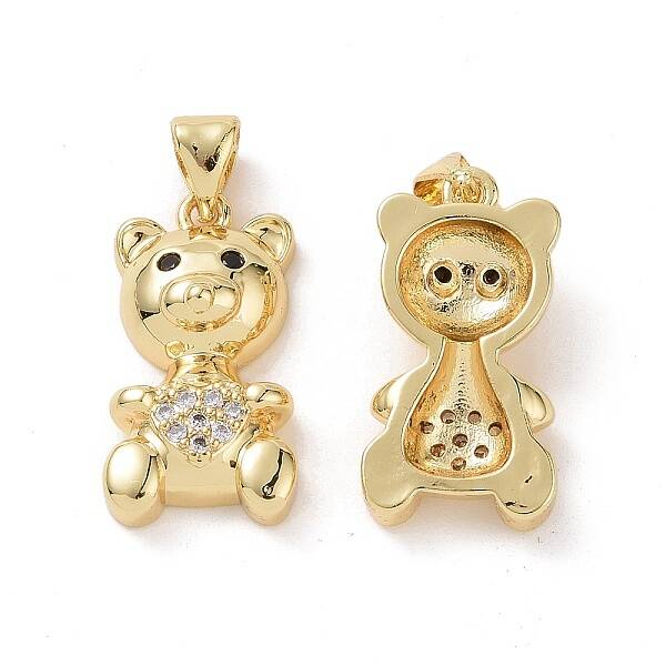 Brass Cubic Zirconia Pendants