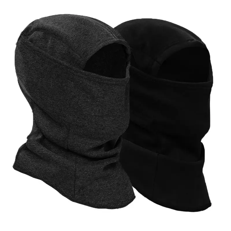 Winter Cycling Face Mask, 2 Counts/set Thickened Warm Balaclava Hat, Outdoor Sports Face Cover for Skiing, Motorcycle, Runnin...