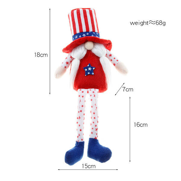 Independence Day Cloth Rudolph Doll