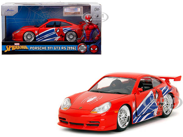 Porsche 911 GT3 RS (996) Red with Graphics \