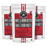Pop Daddy Flavored Pretzels Sticks | Healthy Gourmet Pretzels Snacks | 7.5oz Individual Bags | 3 Pack | Maple and Brown Butte...