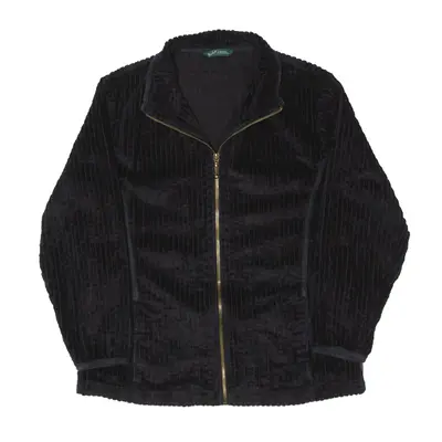 WOOLRICH Track Velvet Jacket Black Womens S