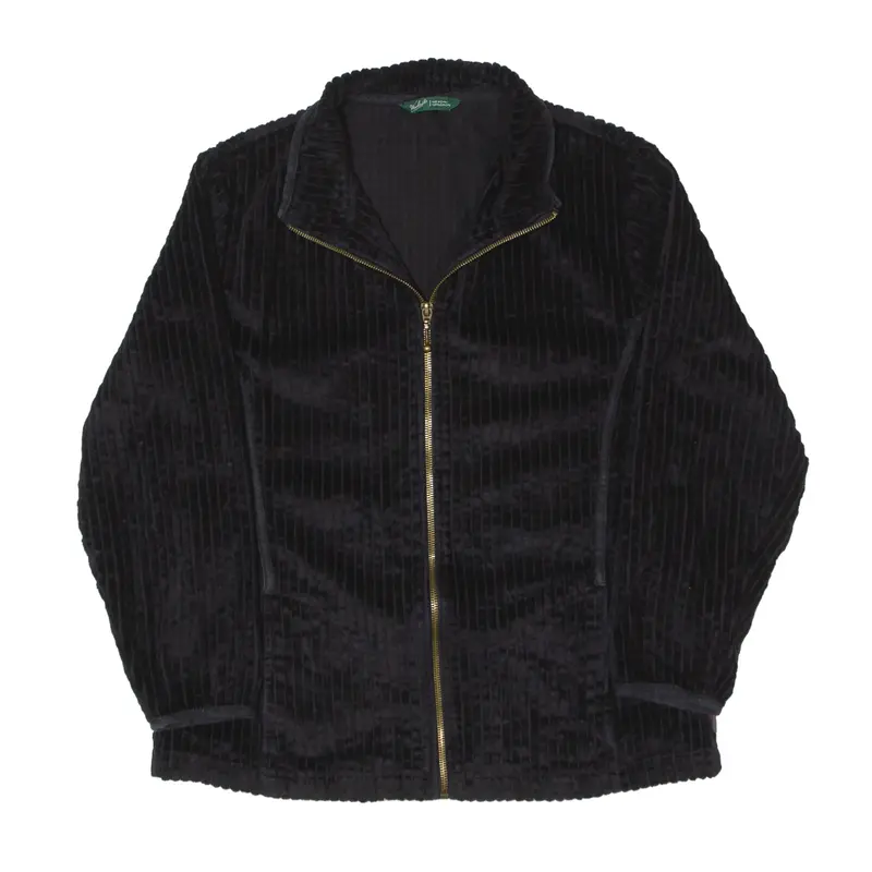 WOOLRICH Track Velvet Jacket Black Womens S