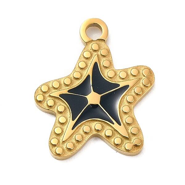 Ion Plating(IP) 304 Stainless Steel Enamel Pendants
