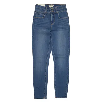 L'AGENCE Peyton High Rise Jeans Blue Denim Slim Skinny Womens W24 L26