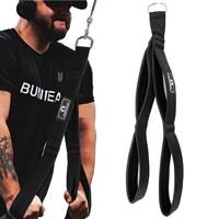 Tricep Rope Cable Attachments Rope for Gym, 1 Count Workout Rope Cable with 4 Anti-slip Handles, Exercise Gym Equipment for H...