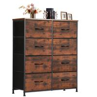 【Fathers Day Gift】Chest of Drawers with 8 Fabric Drawers, Sideboard with Drawers, Drawer Cabinet for Kitchen, Office, Hal...