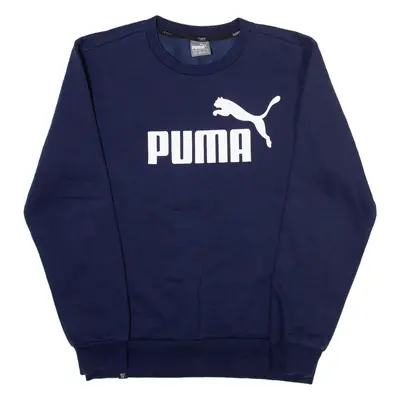 PUMA Mens Sweatshirt Blue S