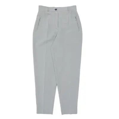 CANDA Houndstooth Print White Trousers W28 L30