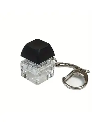 Punk Style Acrylic Funny Keycap Keychain for Car Keys, Novelty Keychain for Backpack, Key, Bag, Phone for Stress Relief Birth...