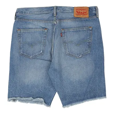 501 Levis Denim Shorts - 35W 9L Blue Cotton