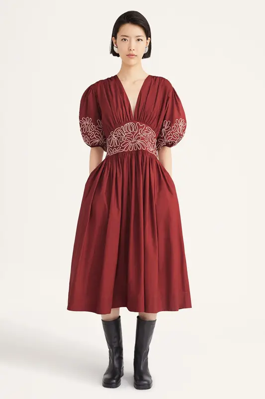 Dress 155e57po Dean Terracotta | Color: TERRACOTTA | Size: US-02