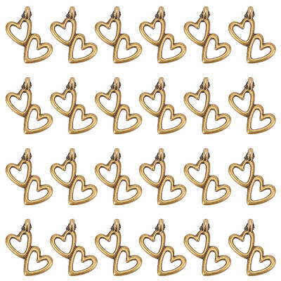 100Pcs Tibetan Style Alloy Pendants