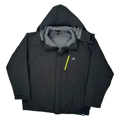 New Balance Waterproof Jacket - XL Black Polyester
