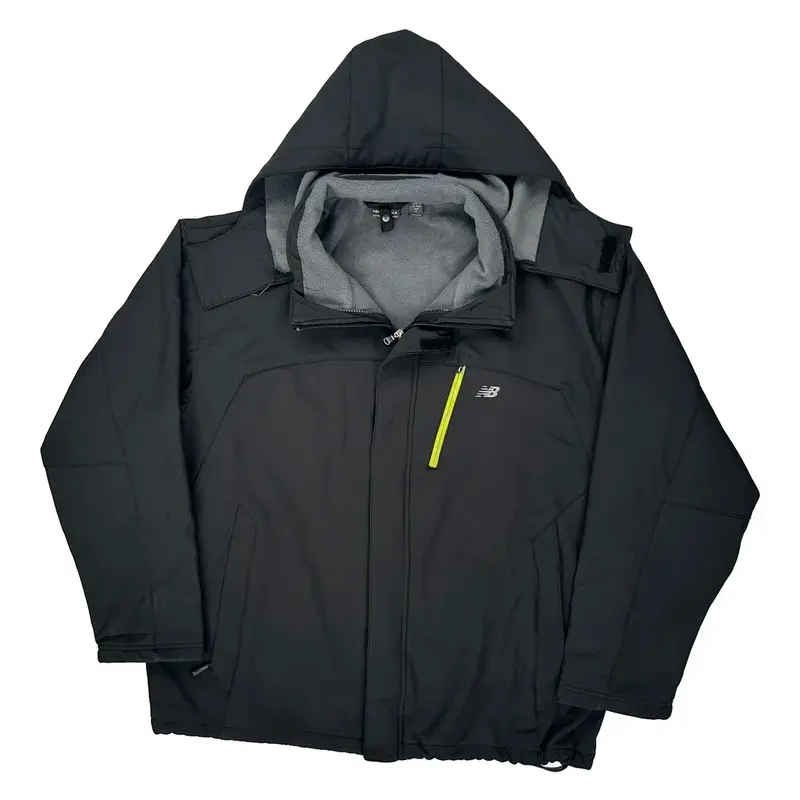 New Balance Waterproof Jacket - XL Black Polyester