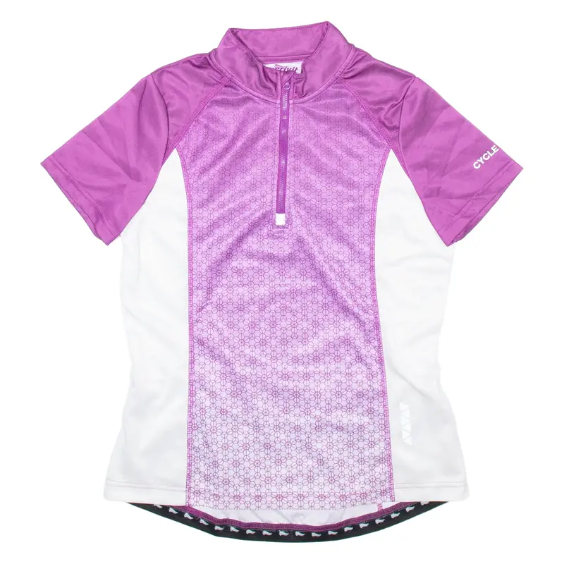 CRIVIT Cycling Womens Jersey Purple 1/4 Zip M