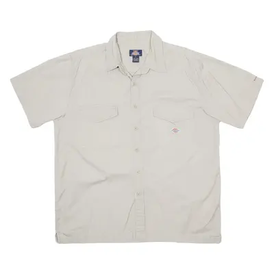 DICKIES Mens Plain Shirt Grey XL