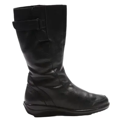 CANTER High Boots Black Leather Womens UK 3.5