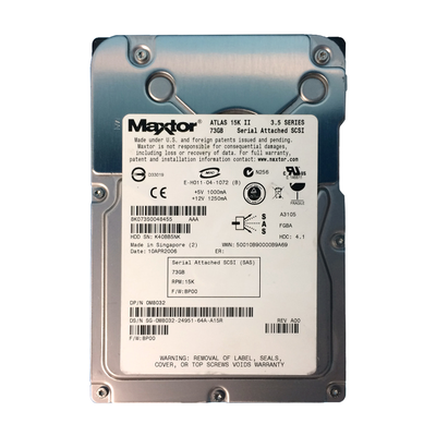 0M8032 Dell 73GB 3Gb/s SAS 15000 3.5-inch 16MB Hard Drive
